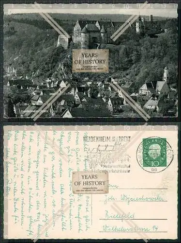 AK Heidenheim an der Brenz Panorama 1959 gelaufen