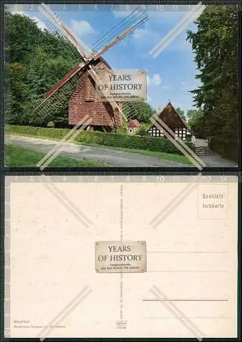 Foto AK Bielefeld Bauernhaus Museum mit Windmühle Windmill