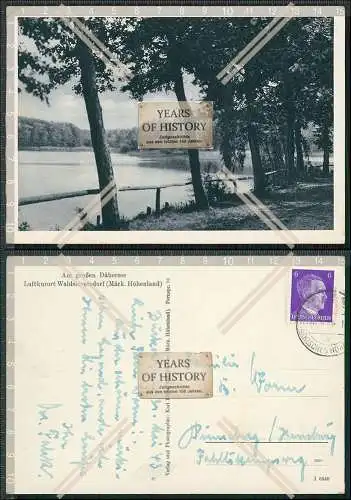 AK Große Däbersee Waldsieversdorf 1943 gel. Märkisch-Oderland Brandenburg M�