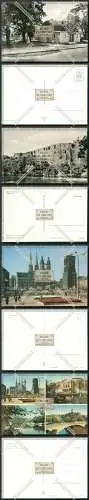 AK 4x Halle Saale Sachsen-Anhalt Zeitgeschichtliche Foto Karten aus der DDR
