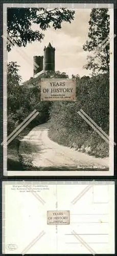 Foto AK Saaleck Bad Kösen Naumburg an der Saale Burgruine 1925 echte Photograp