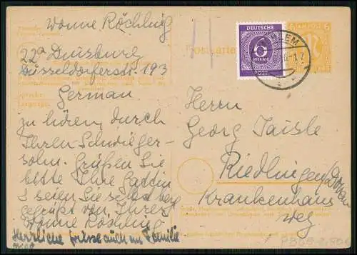 6x Postkarte BRD Ganzsachen ab 1945 Bundesrepublik Deutschland Postwertzeichen