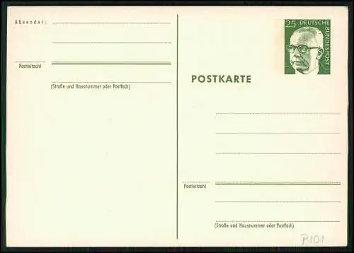 12x Postkarte BRD Ganzsachen ab 1945 Bundesrepublik Deutschland Postwertzeichen