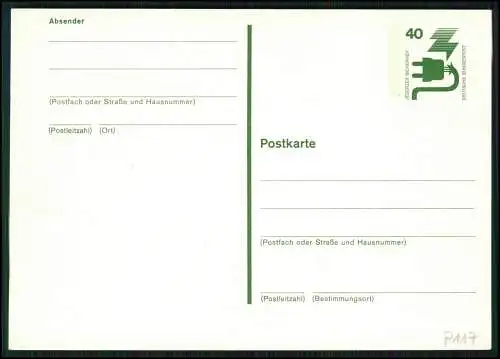 12x Postkarte BRD Ganzsachen ab 1945 Bundesrepublik Deutschland Postwertzeichen