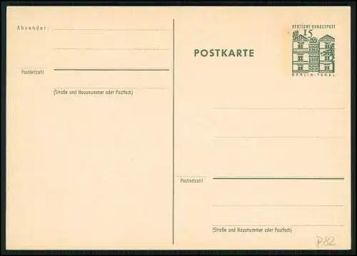 12x Postkarte BRD Ganzsachen ab 1945 Bundesrepublik Deutschland Postwertzeichen