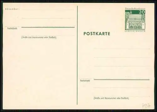 11x Postkarte BRD Ganzsachen ab 1945 Bundesrepublik Deutschland Postwertzeichen