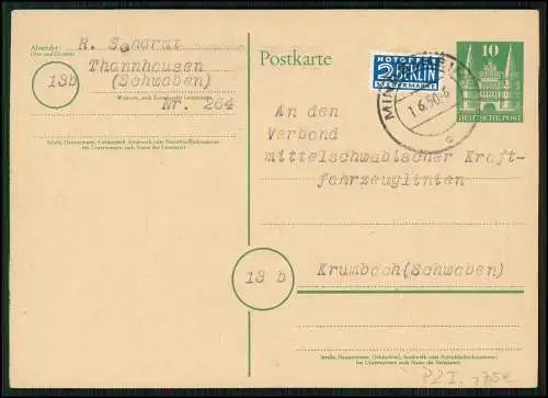 11x Postkarte BRD Ganzsachen ab 1945 Bundesrepublik Deutschland Postwertzeichen