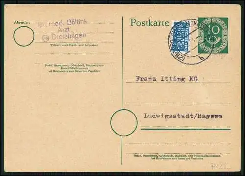 11x Postkarte BRD Ganzsachen ab 1945 Bundesrepublik Deutschland Postwertzeichen