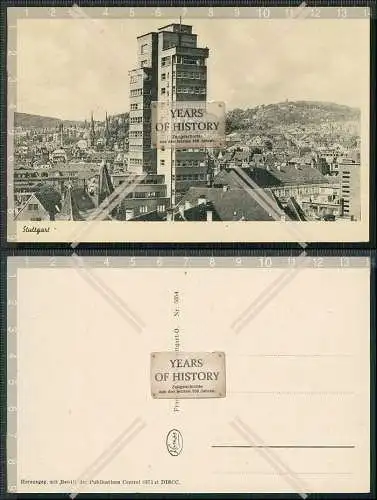 AK Stuttgart Neckar Hochhaus Blick zum Hasenberg 1940