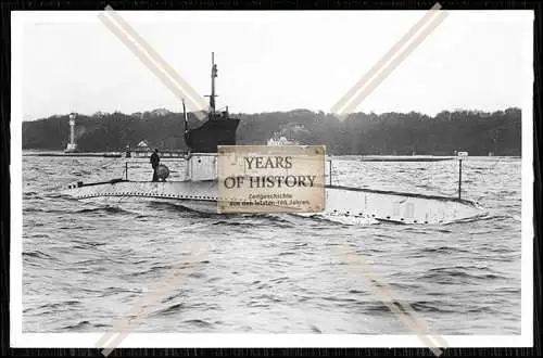 Foto Unterseeboot U-Boot UC 1 Minenleger Kaiserliche Marine 1. WK 1914-18