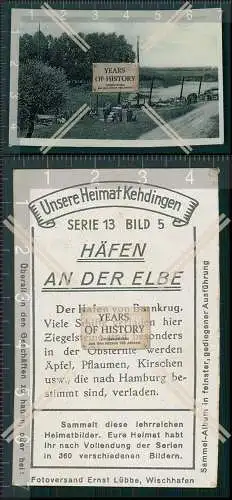 Heimat Kehdingen Der Hafen von Barnkrug Drochtersen an der Elbe 