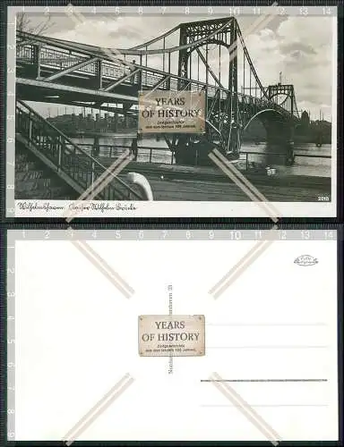 AK Wilhelmshaven Kaiser-Wilhelm-Brücke 1936