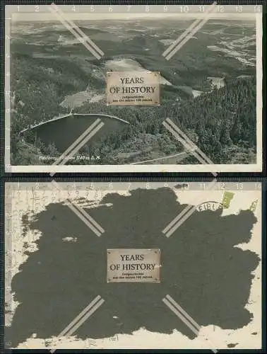 Foto AK Feldberg Feldsee Schwarzwald Luftbild Fliegeraufnahme 1933 gel. 