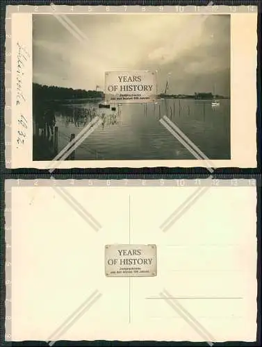 Foto AK Stadt Schleswig an der Schlei Schleiwoche 1932 Panorama Ostseebucht in