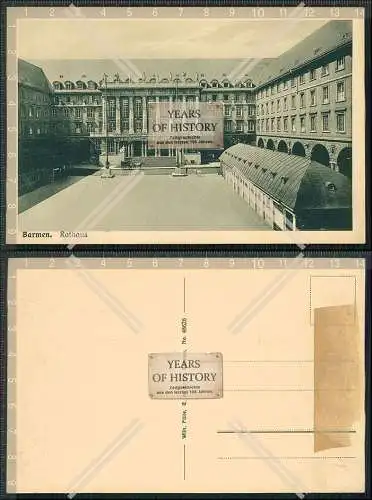 AK Barmen Wuppertal Rathaus Innenhof um 1930 