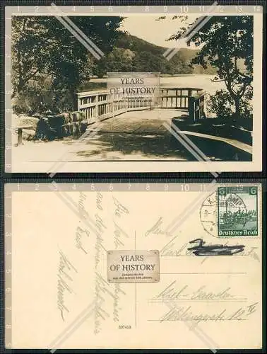 AK Holst. Schweiz 1935 gel. Briefmarke D.- Reich 100 Jahre Deutsche Eisenbahn