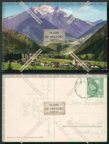 AK Mayrhofen Zillertal Tirol Panorama Ort Gebirge Alpen 1913 gel.