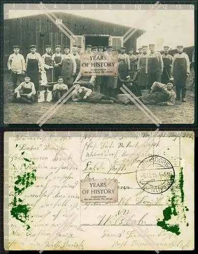 Orig. Foto AK 1.WK Feldpost Wünsdorf Teltow Zossen Brandenburg gelaufen 1915
