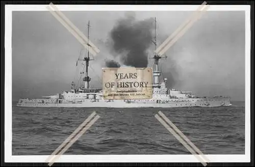 Foto SMS Zähringen 1901 Linienschiff der Kaiserlichen Marine