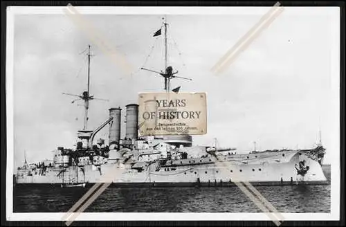 Foto SMS Elsass 1903 Linienschiff der Kaiserlichen Marine