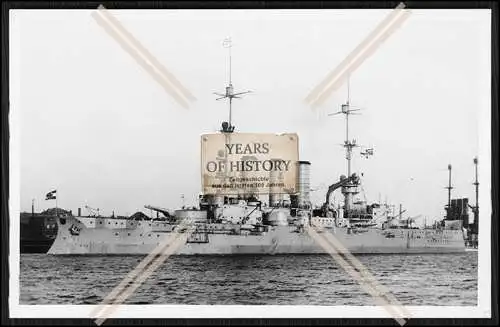 Foto SMS Braunschweig 1902 Linienschiff der Kaiserlichen Marine