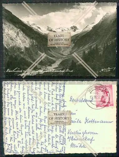 Foto AK Ginzling in Tirol Zillertal im Floitengrund Gletscher  