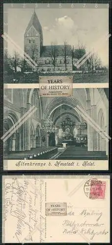 AK Altenkrempe bei Neustadt in Holstein Kirche 1919 gelaufen