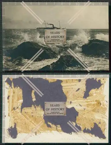 Foto AK Dampfer Nordsee um 1910 Verbindung zu den Inseln u. Helgoland
