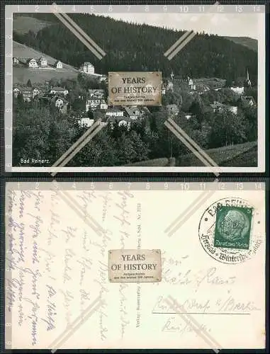 AK Duszniki Zdrój Bad Reinerz Schlesien 1936 gelaufen 