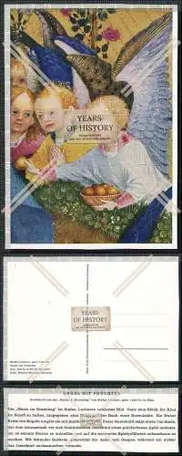 AK Engel mit Früchten Aus Maria in der Rosenlaube Köln Wallraf-Richartz-Museu