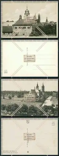 Foto AK 2x Worms am Rhein Dreifaltigkeitskirche und Dom uvm. um 1930