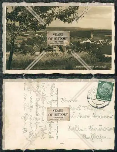 Foto AK Morbach im Hunsrück Blick zum Dorf Kirche uvm. 1937 gelaufen