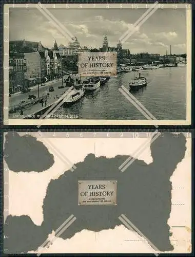 AK Szczecin Stettin Pommern Blick Die Hakenterrasse von der Baumbrücke 1936