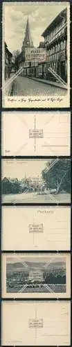 AK 3x Northeim Hagenstraße Fachwerkhäuser Rückingsallee Panorama uvm. um 193