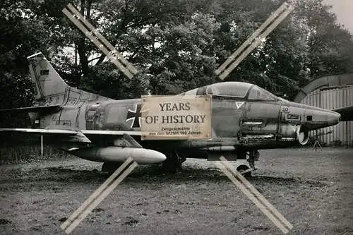 Foto Flugzeug Aircraft Düsenjäger Bundeswehr 1960-70er Jahre