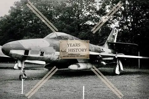 Foto Flugzeug Aircraft Düsenjäger Bundeswehr 1960-70er Jahre