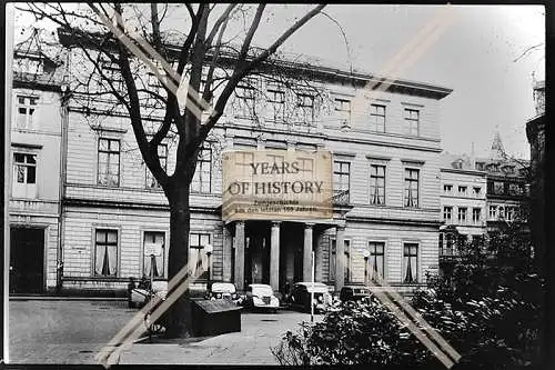 Foto Köln 1944-46 Gebäude Hotel Schild Aufschrift Zug verpasst keine Angst 21