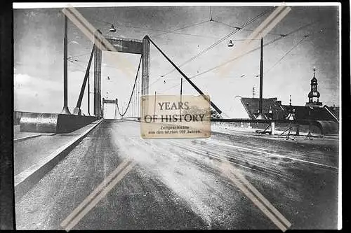 Foto Köln 1944-46 Rhein Brücke Kirche