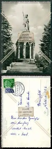 Orig. Foto AK Detmold Hiddesen Lippe Hermannsdenkmal