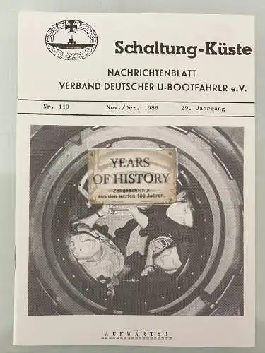 Heft 1986 Schaltung Küste Nachrichtenblatt Verband Deutscher U-Bootfahrer e.V. U