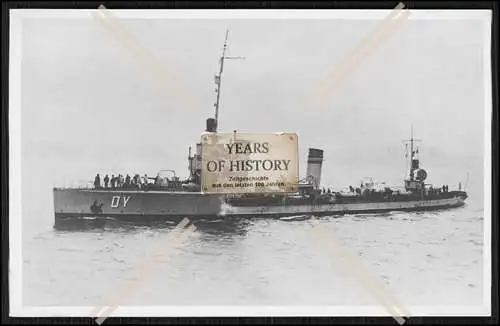 Foto Großes Torpedoboot S 139 DY unter französische Flagge Kaiserlichen Marin