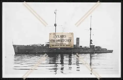 Foto SMS S.M.S. Dresden Kleiner Kreuzer in Scapa Flow Linienschiff Kaiserliche 