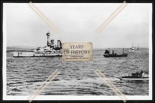 Foto SMS S.M.S. Bayern 1915 und Emden Scapa Flow Linienschiff der Kaiserliche M