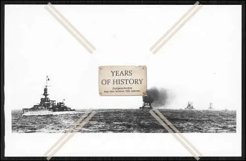Foto Flotte SMS S.M.S. Derfflinger 1913 Lützow Hindenburg u.a. nach Scapa Flow