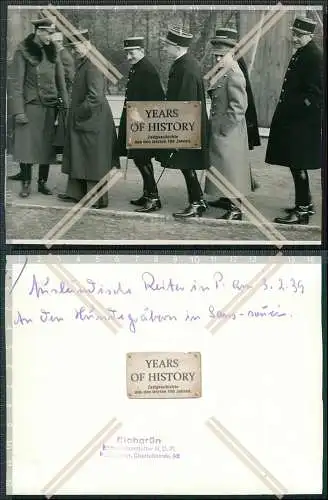 Foto 16x12 cm Ausländische Gäste in Potsdam Sanssouci 1939