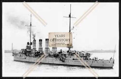 Foto SMS S.M.S. Magdeburg 1911 o. 1917 Kleiner Kreuzer der Kaiserlichen Marine