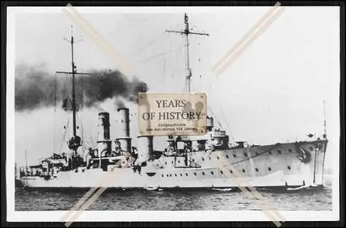 Foto SMS S.M.S. Graudenz 1913 Kleiner Kreuzer der Kaiserlichen Marine