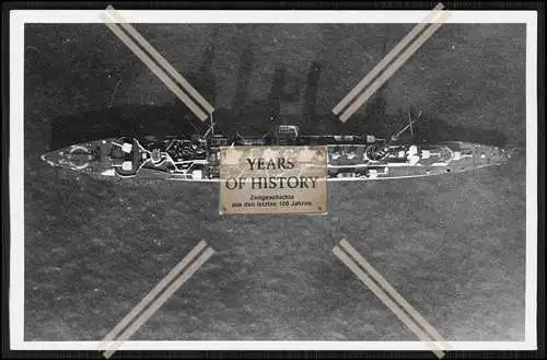 Foto SMS S.M.S. Königsberg 1915 Kleiner Kreuzer Luftbild Fliegeraufnahme im Ha