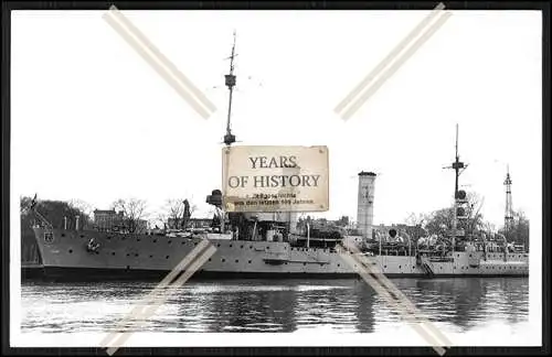 Foto SMS S.M.S. Nymphe 1899 Kleiner Kreuzer Indienststellung der Kaiserlichen M