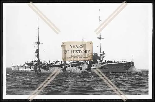 Foto SMS S.M.S. Thetis 1900 Kleiner Kreuzer der Kaiserlichen Marine